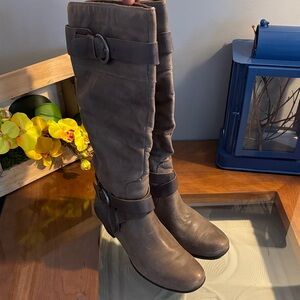 PIKOLINOS Taupe Heeled Boots